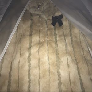 Faux fur coat